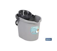 Cubo escurridor 14 l gris claro