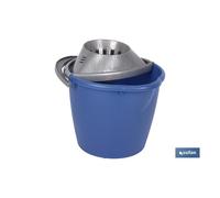 Cubo Escurridor COFAN Azul Modelo Amir Asa Ergonómica