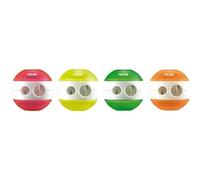 MILAN Cubo expositor sacapuntas Sphere Fluo 24 unidades transparente para niños
