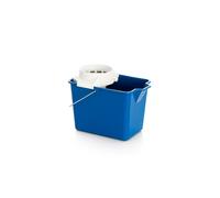 CUBO FREGAR CON ESCURRIDOR 14L AZUL RECTANGULAR