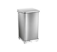 Cubo industrial con pedal acero inoxidable