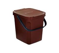 Cubo Orgánico 10L Marrón, Compacto, Seguro y Fácil de Limpiar | Denox