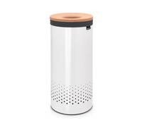 Cubo para la colada, 35 l, con tapa de corcho, blanco, Brabantia