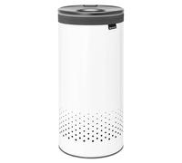 Cubo para la colada, 35 l, con tapa de plástico, blanco, Brabantia