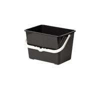 Cubo Rectangular para Pintura y Pintura, tamaño Maxi, 8 l, Color Negro, Calidad Profesional