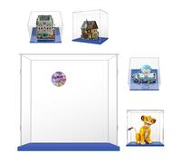 Cubo Vitrina Expositora 35x35x35 para Lego Autobus Fortnite 77073 Simba 43247 21341 76218 10312 76453 Figuras Anime Muñecos Coleccion