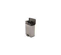 Cubo de basura con pedal Slim capacidad 2 x 26 l, H x A x P 622 x 300 x 496 mm
