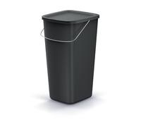 Cubos de Basura Compacto 25L Keden Negro Asa Universal NSDD25-S411