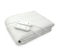 Cubre colchones calientacamas eléctrico para cama individual 60W con 3 niveles de temperatura y apagado automático. Tamaño 150x80cm.