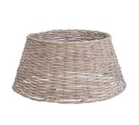 Cubre pie de Árbol de Navidad Natural de Mimbre de 42x58x28 cm - | Para árboles hasta 210 cm. Diámetro inferior 58 cm. Diámetro superior 42 cm. 1 pieza rígida. No requiere montaje.