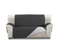 Cubre Sofá Reversible Burano Valentia Home | Acolchado | Protección Completa | Ajuste Perfecto Beige/Rojo