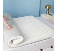 Cubrecolchón de futón japonés gris de alta calidad, 8 cm de grosor, 120 x 190 cm, transpirable y cómodo, plegable, para dormitorios, camping y uso doméstico, apoyo adicional, opciones de 5 cm/8 cm