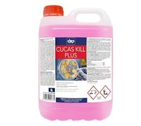 CUCAS KILL Insecticida Fregasuelos, Elimina Hormigas, Cucarachas y Arañas, Efecto Preventivo 15 Días, Aroma Neutro, 5 Litros