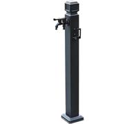 CucCe Columna de agua de acero inoxidable Grifo vertical for columna de agua jardín: grifo for exteriores a prueba congelación, soporte for manguera independiente y for montaje en piso(60cm/24in)