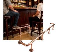 CucCe Kit de rieles for pies de barra Kit de rieles for pies barra for interiores, for acero inoxidable 3,28~16,4, for biblioteca cocina y restaurante