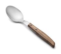 Cuchara con el mago de madera - acero inoxidable 18/10 (peso de 70 g).