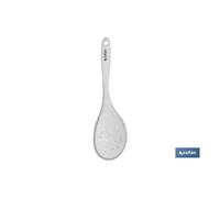 Cuchara de cocina de silicona blanca modelo bach 30 cm