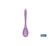 Cuchara de cocina de silicona morada modelo vergini 27x5,7 cm