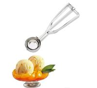 Cuchara de Helado 4cm, Jumbo Dosificador de Helado, Cuchara Helado Bola de Acero Inoxidable con Gatillo y Mango Cómodo para Bola de Helado, Hornear, Bola de Melón, cupcakes (4 cm)