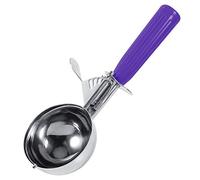 Cuchara De Helado - Mini Cuchara Práctica De Helado De Fruta De Acero Inoxidable Cuchara De Helado Con Mango De Plástico Herramienta De Cocina (Color : Purple-4.2cm)