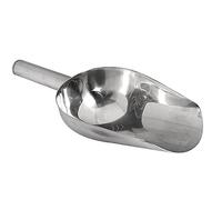 Cuchara de hielo de acero inoxidable, cuchara de harina de cubitos de hielo para caramelos, cuchara de metal para cocina, bar, accesorios de fiesta
