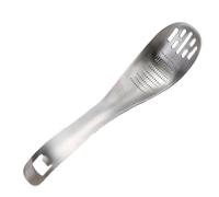 Cuchara de molienda multiusos, herramienta de cocina de acero inoxidable | Rallador de jengibre y triturador de patatas con separador de huevos, trituradora de ajo, colador de alimentos, placa de puré
