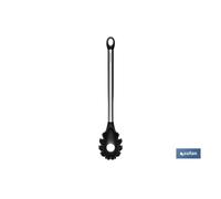 Cuchara de pasta de acero inox. y silicona modelo neige 34 cm