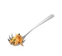 Cuchara de pasta de acero inoxidable, colador de fideos, servidor de espaguetis, colador de fideos de cocina duradero, cuchara de espagueti multifuncional, utensilio de servir fácil de usar para