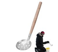 Cuchara de pesca en hielo, no más esfuerzos de flexión para ahorrar esfuerzo, pala de mango largo | Cucharas de skimmer de invierno al aire libre, para adultos, entusiastas principiantes, aficionados