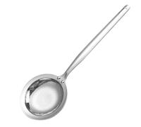 Cuchara de skimmer - Espumadera profesional de acero inoxidable con mango largo | Coladores de malla fina | para cocinar, colar, caldo, salsa, sopa, freír alimentos, quitar espuma, hacer mantequilla