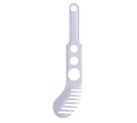 Cuchara medidora de espaguetis, cucharón de pasta con control de porciones con colador integrado para servir y drenar fácilmente, diseño de medición de múltiples agujeros para porciones precisas