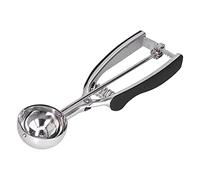 Cuchara para galletas de acero inoxidable, multifuncional, manual y portátil, para helados, ideal para el hogar y el hotel. Herramienta de cocina duradera y fácil de usar. (J10190P 39 mm)