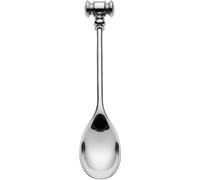 Cuchara para huevos DRESSED, juego de 2 piezas, 12 cm, plata, Alessi