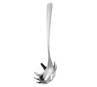 Cuchara para servir pasta - Utensilio para servir espaguetis | Cuchara para Pasta de Acero Inoxidable con Dientes | Colador y colador de pasta | Servidor de fideos para cocinar | Utensilio de cocina i