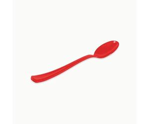 Cuchara reforzada PS reutilizable 17,5cm roja Pack 12 unidades