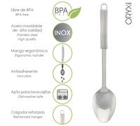 Cuchara servir cocina acero inoxidable 7 x 30,5 (alt.) cm.