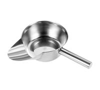 Cucharas de comida para cocina, pala de acero inoxidable con factura de pato, herramienta de ensacado para productos secos, aperitivos, postres, caramelos, palomitas de maíz, bloques de hielo