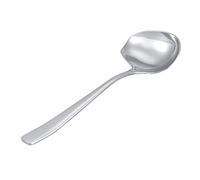 cucharón de sopa con boquilla, acero inoxidable cucharón de salsa, Cazo para salsa, cuchara para aderezo de ensaladas para Sopa Salsas Guisos y Más, 19 X 7.5 X 3cm