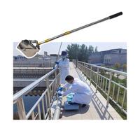 Cucharón medidor de agua con mango telescópico y vaso graduado, varilla de recolección de muestras de agua, vaso medidor pendular for embalses, estanques(500ML,1.17-4m(3.8-13ft))