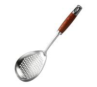 Cucharón para Cocinar,Agujeros de Drenaje Ovalados Herramienta Resistente - Herramienta para Freír en - para Cocineros Caseros Aficionados Pollo Patatas Fritas Empanadillas