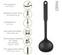 Cucharon servir cocina nylon basic 32 x 9.5 cm.