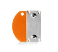 Cuchilla de recorte for carpintería, recortador de madera, biselado, filete, tablero raspador, desbarbado, borde, herramienta cepilladora de esquina, borde recortador(Orange Circular)