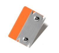 Cuchilla de recorte for carpintería, recortador de madera, biselado, filete, tablero raspador, desbarbado, borde, herramienta cepilladora de esquina, borde recortador(Orange Square)