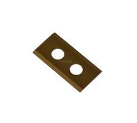 Cuchilla de titanio de 18 x 3,6 cm compatible con cortacésped Parkside PMRA 20-Li A1