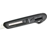 Cuchilla HAZET 2157 I Cuchilla universal con canal de reserva para cuchillas de repuesto I Manejo con una sola mano para retracción y bloqueo de la cuchilla I Longitud: 167 mm
