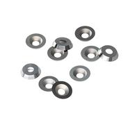 Cuchillas de carburo indexables de 16 * 3mm, cortadores redondos de 30 grados, herramientas de vaciado de madera, insertos de torneado de torno, 10 Uds.