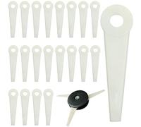 Cuchillas de Plástico Cortacesped, RosyFate 20 Pcs Cuchilla Desbrozadora, Cuchilla Cortacésped, Accesorios Desbrozadora, para cortadora de césped STIHL Polycut 5-3,6-2,6-3,7-3,10-3,20-3,40-3,41-3