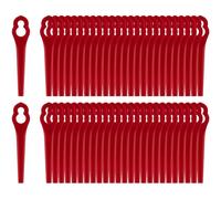 Cuchillas de plástico para cortacésped - Cuchillas de repuesto para desbrozadoras - Cuchillas duraderas para desbrozadoras - 400 piezas - Aptas para modelos Einhell y para mantenimiento de jardines.