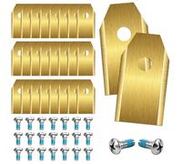 Cuchillas de repuesto 36 piezas de acero inoxidable compatibles Segway Navimow i105/108E, H1500/3000E-VF, X315/330E, Gardena Sileno Minimo y Husqvarna Automower