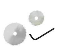Cuchillas para cortador de yeso con llave y cuchilla para cortar yeso (juego de 2) 2 cuchillas pequeñas, 2 grandes y 2 llaves